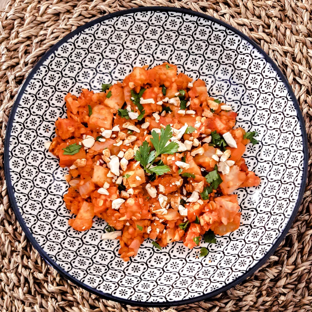 Dahl lentilles aux courgettes-min Dahl lentilles aux courgettes