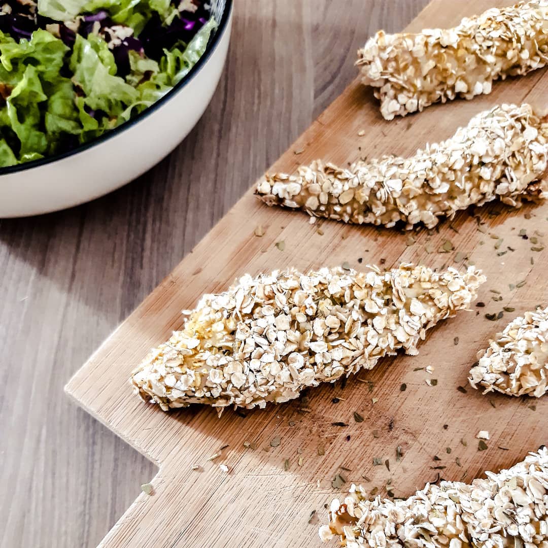 Poulet pané à l'avoine