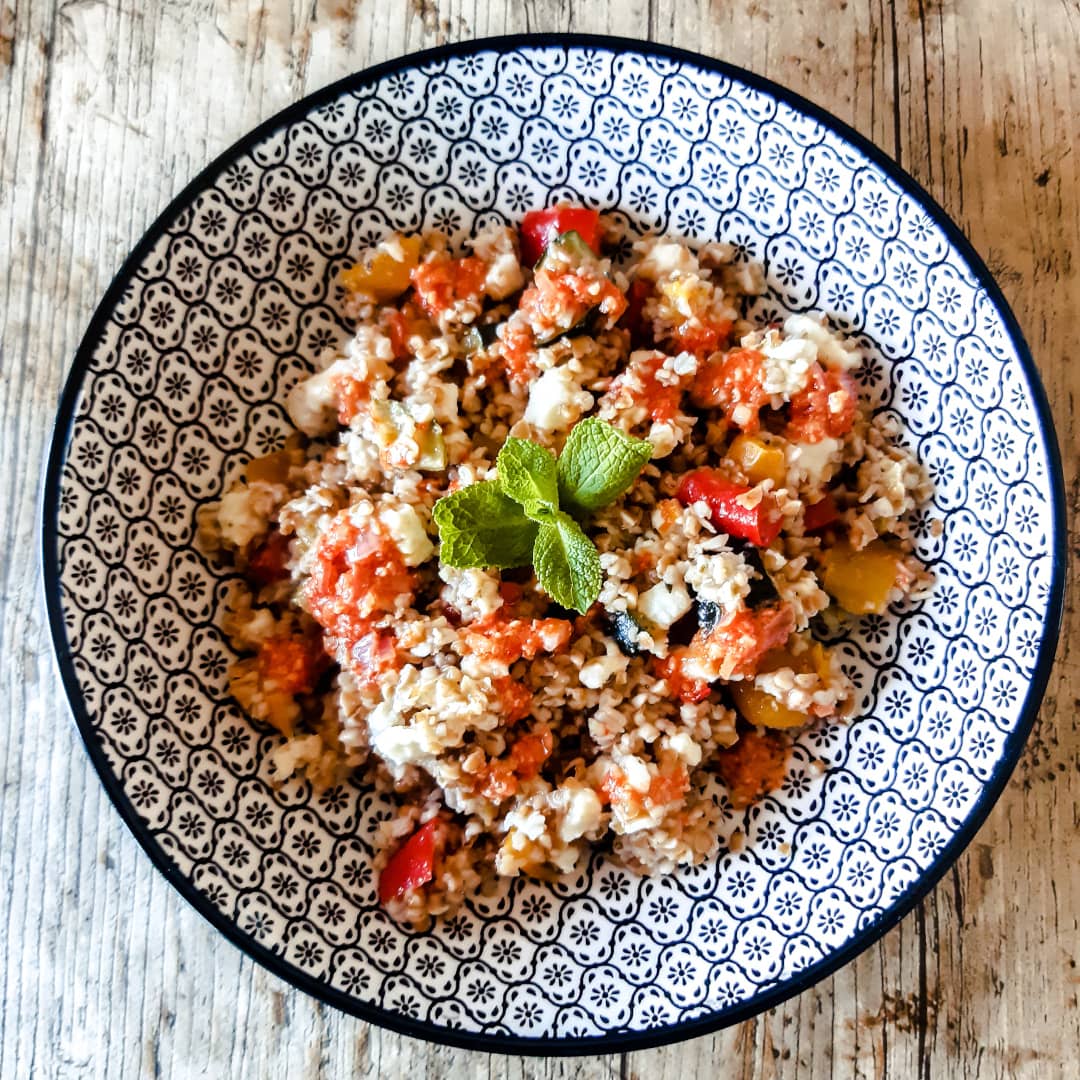 Salade de boulgour aux légumes