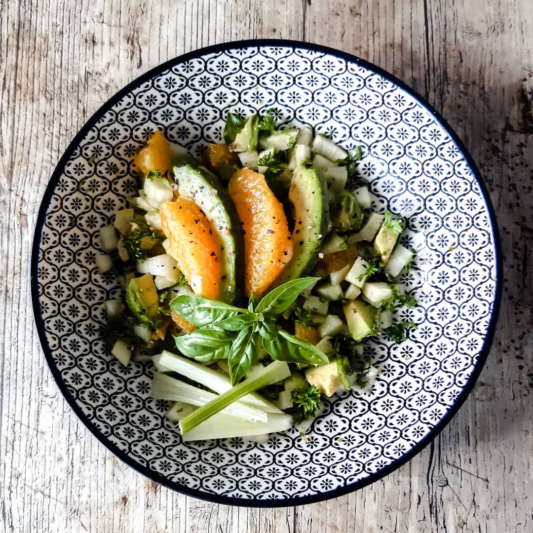 Salade fenouil avocat orange