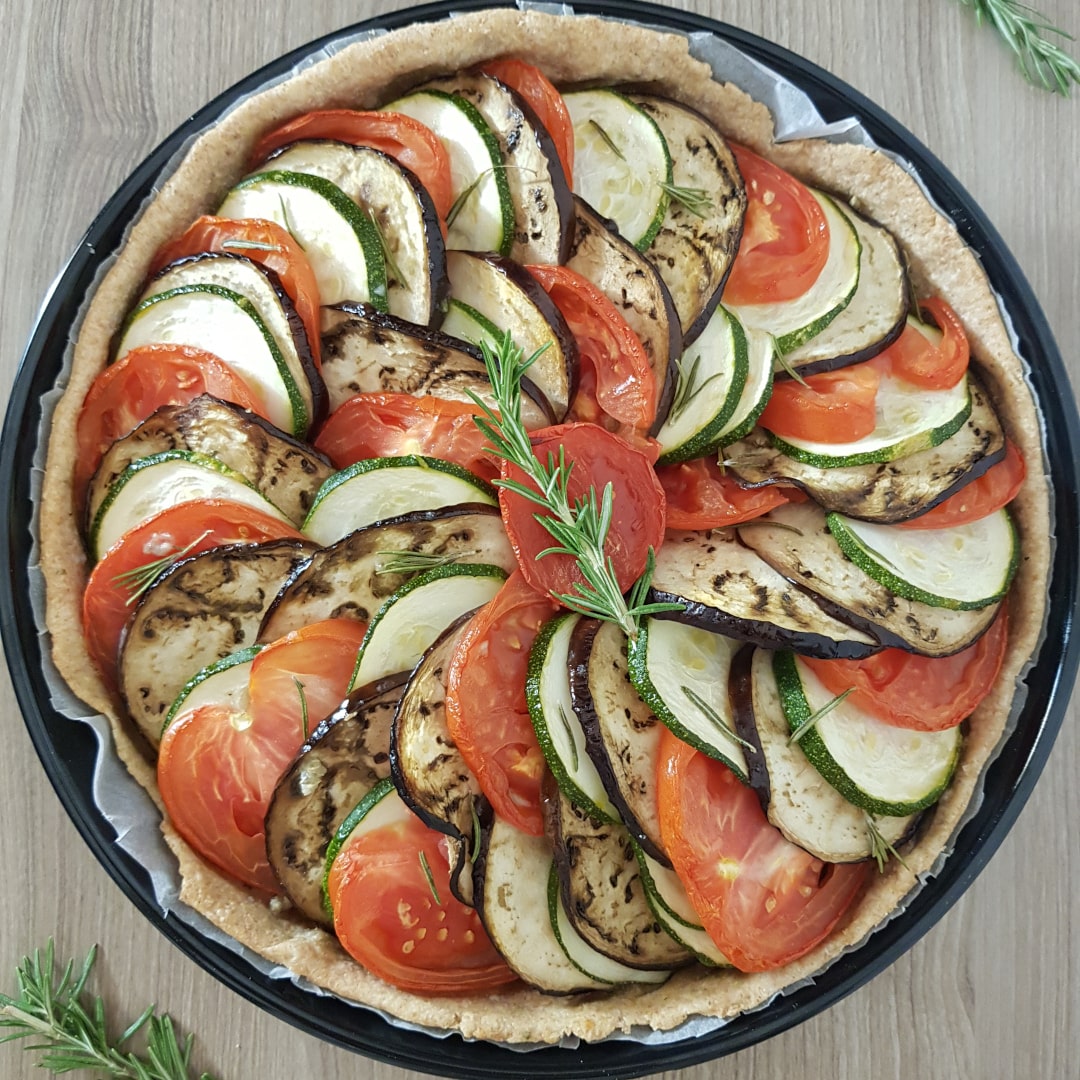 Tarte aux légumes du soleil-min Tarte aux légumes du soleil