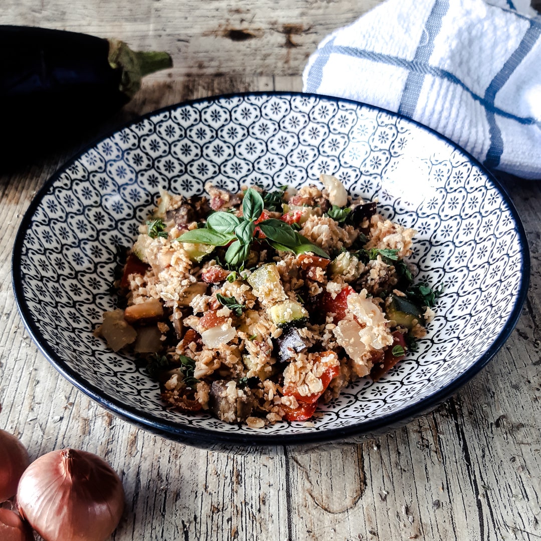 Crumble de légumes d'été