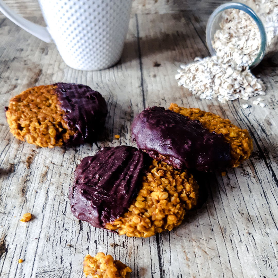 Cookies avoine, courge et chocolat