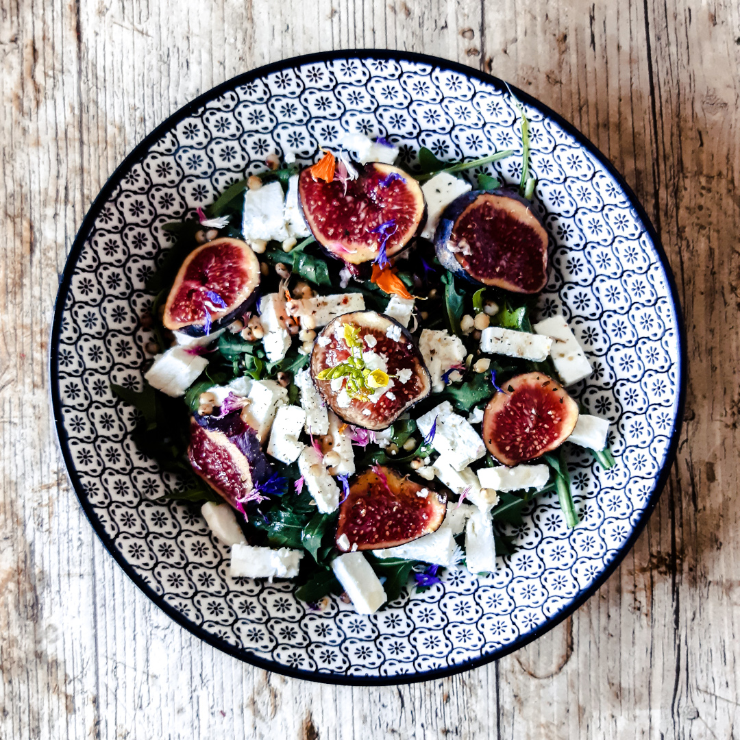 Sorho bowl roquette, feta et figues